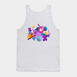 realistic 3D shapes Tank Top